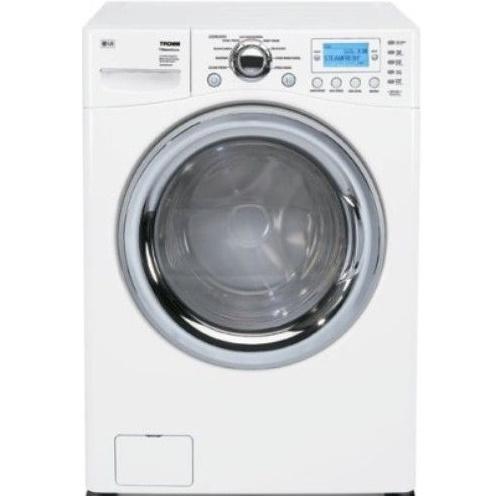 LG WM2688HWMA 27 Inch Front-Load Steam Washer with 4.2 cu. ft. Capacity, 9 Wash Cycles, 1320 RPM Spin Speed and Allergiene & SteamFresh Cycle: White