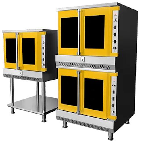 Hestan HUCOL2LPYW Double Deck Upright Conv. Oven, Left Door Window, -Lp, Yello