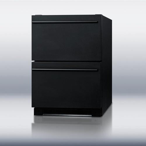 Haier SP5DS2DBLK 24-Inch Built-In Drawer Refrigerator, Black