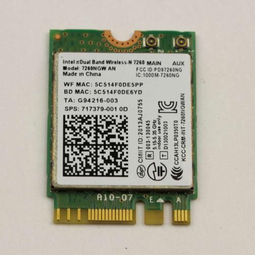 Sony Wlan Intel Wp2 2X2 Pcie Ngff/B - 1-458-663-21