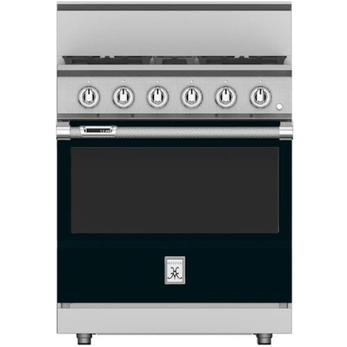 Hestan KRD304LPBK Range, 4 Burner, Dual Fuel, 30-Inch -Lp-Black