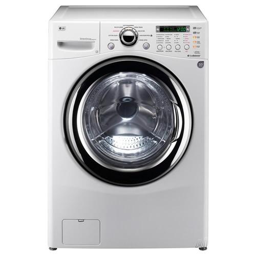 LG WM3987HW 27 Inch Front Load Washer/Dryer Combo with 4.2 cu. ft. Ultra Capacity, 9 Washing Cycles, 6 Drying Cycles, Direct Drive Motor, TrueBalance Anti Vibration System, LoDecibel Quiet Operation and Ventless Condensing Drying System