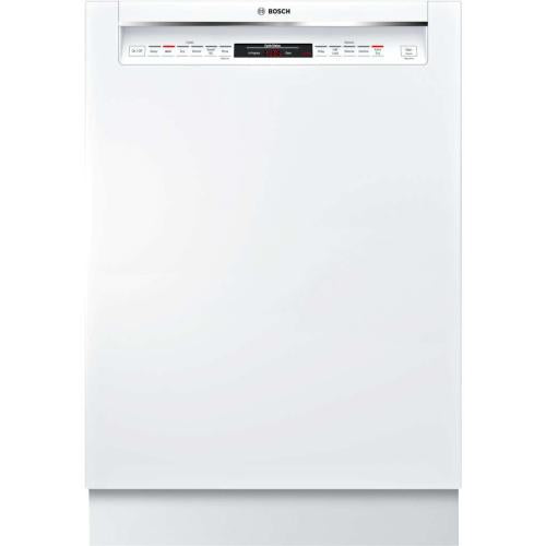 Bosch SHEM78W52N/11 800 Series Dishwasher 24'' Custom Panel Ready White