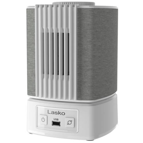 Lasko SB101 Slumberbreeze 2-In-1 Personal Fan With White Noise, White