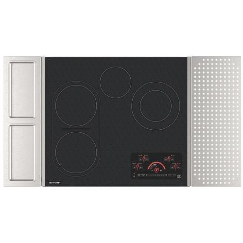 Sharp SCR2442FB 24" Drop-In Radiant Cooktop