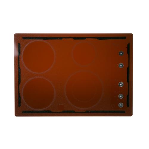 GE Part# WB62T10153 Maintop Glass Assembly (OEM)