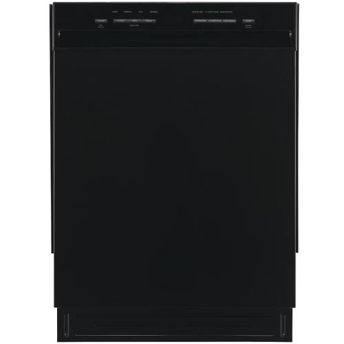 Midea CDW4FCMB Criterion 24-Inch 4-Cycle Front Control Built-In Dishwasher, Black