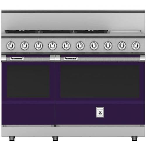 Hestan KRD485GDNGPP Range, 5 Burner With 12-Inch Griddle, Dual Fuel, 48-Inch -Ng