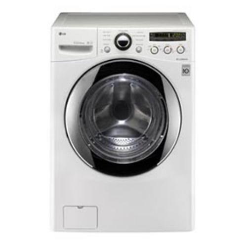 LG WM2350HWC 27 Inch Front-Load Washer with 3.7 cu. ft. Capacity, 9 Wash Programs, Sanitary Cycle, ColdWash Option, 6Motion Technology, Direct Drive Motor, Energy Star Qualified and Dual LED Display: White