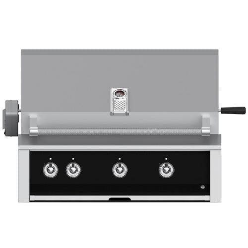 Hestan EABR36LPBK Grill, Aspire, Built-In, (3) U-Burner, Rotisserie, 36-Inch -