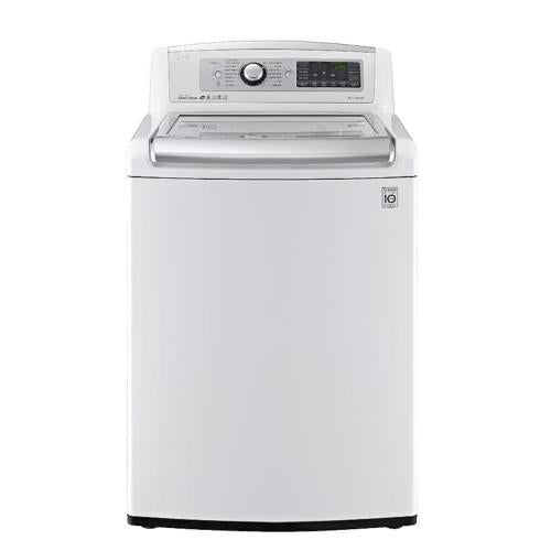 LG WT5680HWA 27 Inch 5.0 cu. ft. Top Load Washer with 14 Wash Cycles, 1,100 RPM, Steam, TurboWash, StainCare, Allergiene Cycle, EasyLoad Door and ENERGY STAR Certification: White