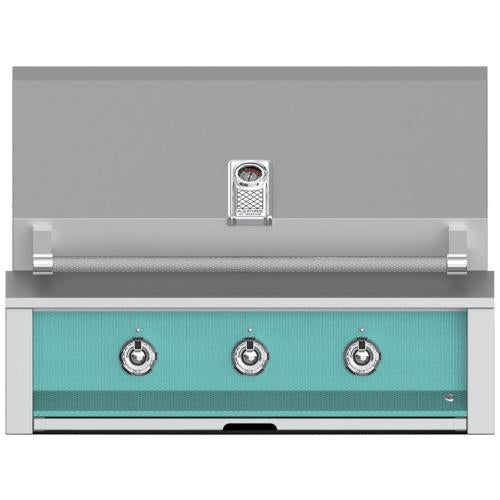 Hestan EAB36LPTQ Grill, Aspire, Built-In, (3) U-Burner, 36-Inch - Lp - Turquo