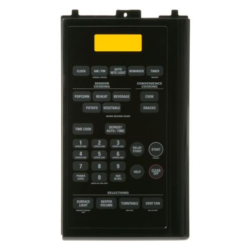 GE Part# WB07X10961 Control Panel Assembly (OEM) Black