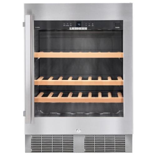 Liebherr WU4500 24 Inch Undercounter Wine Cooler with 46 Bottle Capacity