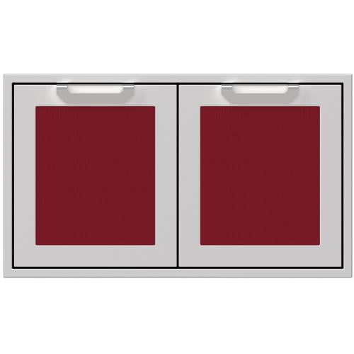Hestan AGSD42BG Double Storage Doors, Marquise, 42-Inch , Burgundy