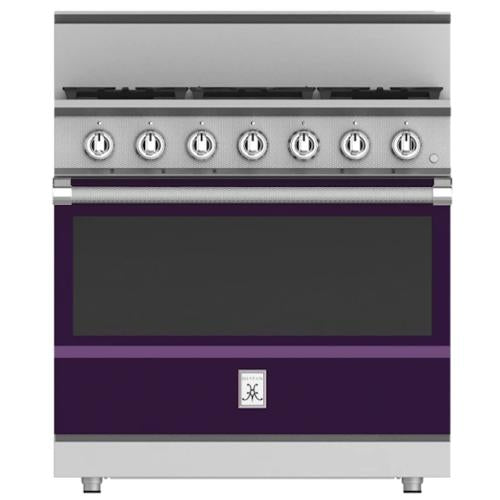 Hestan KRG365LPPP Range, 5 Burner, All Gas, 36-Inch - Lp - Purple