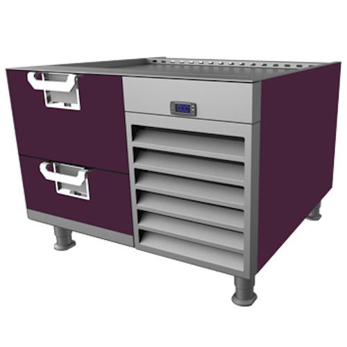 Hestan HFBS48PP Freezer Base, 48-Inch , Self-Contained, Assembly, Purple