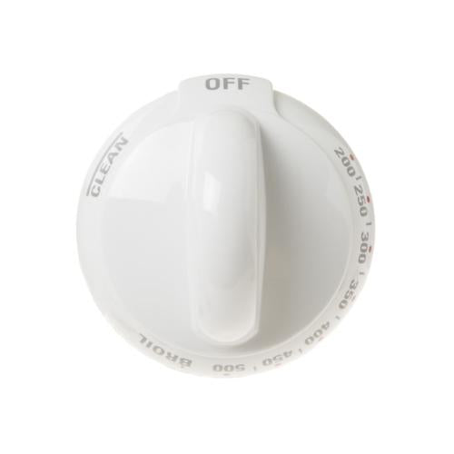 GE Part# WB03K10192 Temperature Control Knob/Thermostat (OEM) White