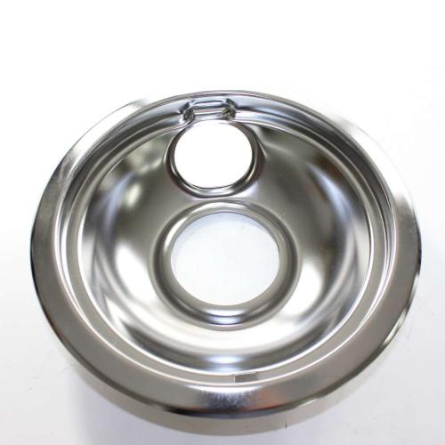 Whirlpool Burner Drip Bowl (Chrome, 6 in) W10196406RW