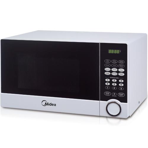 Midea MMC09MELWW 0.9 Cu. Ft. Mid-Size Countertop Microwave, White