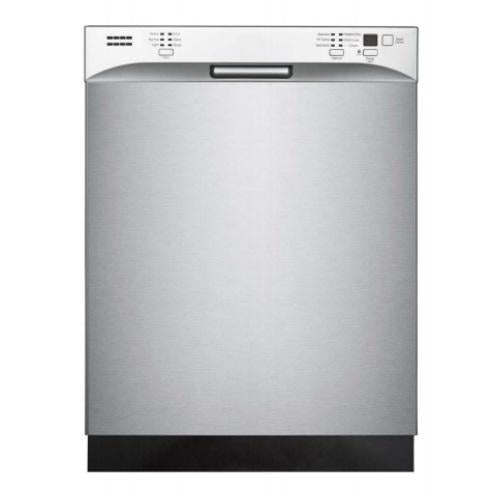 Midea M24DBF6501BB 24-Inch Front Control Tall Tub Dishwasher, Black