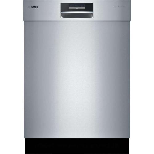 Bosch SHE8PT55UC/05 Benchmark Series 24" Dishwasher, Recessed Handle - Stainless Steel