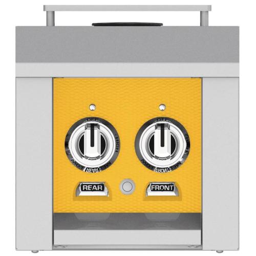 Hestan AGB122LPYW Double Side Burner, Built-In, 12-Inch - Lp - Yellow
