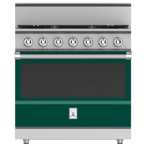 Hestan KRG365NGGR Range, 5 Burner, All Gas, 36-Inch - Ng - Green
