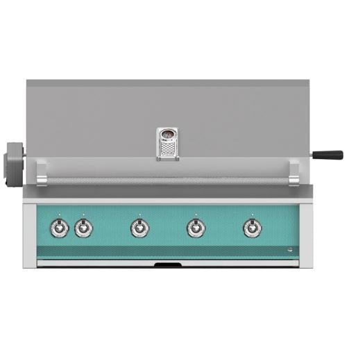 Hestan EABR42LPTQ Grill, Aspire, Built-In, (4) U-Burner, Rotisserie, 42-Inch -