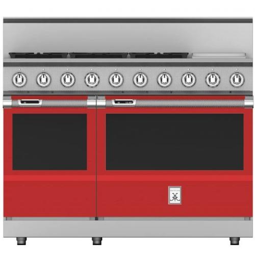 Hestan KRD485GDNGRD Range, 5 Burner With 12-Inch Griddle, Dual Fuel, 48-Inch -Ng