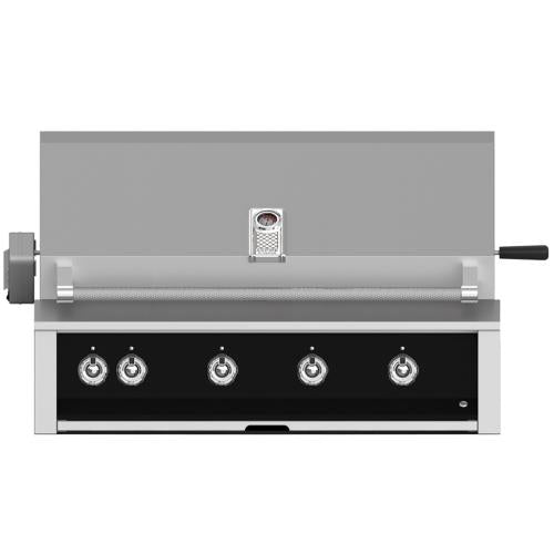 Hestan EABR42LPBK Grill, Aspire, Built-In, (4) U-Burner, Rotisserie, 42-Inch -