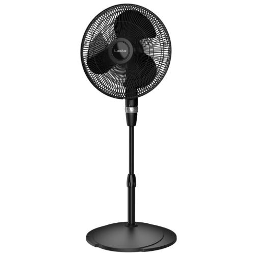 Lasko S16525 18-Inch 4-Speed Remote Control Large Room Stand Fan