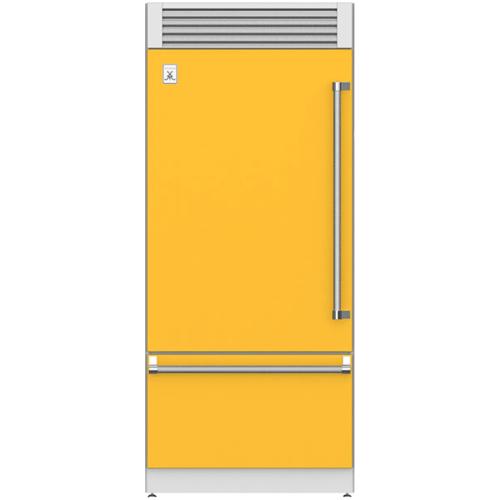 Hestan KRPR36YW Refrigerator, Bottom Mount, Top Compressor, Pro, Right Hinge