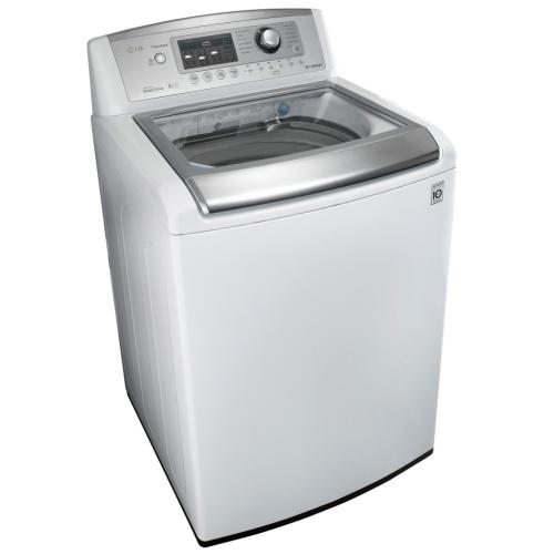 LG WT5070CW 27 Inch Top Load Washer with 4.7 cu. ft. Capacity, 12 Wash Cycles, 1100 RPM, ColdWash Technology, SmartDiagnosis, Direct Drive Motor and LoDecibel Quiet Operation: White
