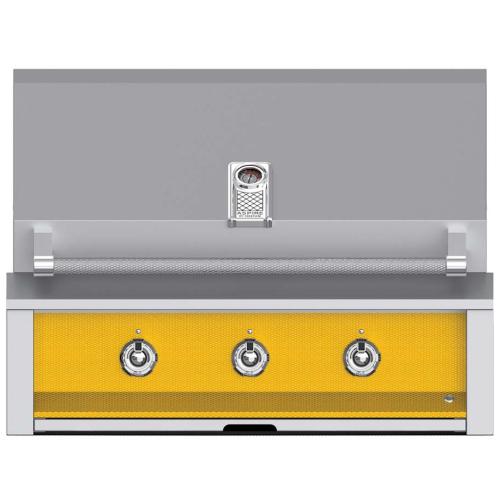 Hestan EAB36NGYW Grill, Aspire, Built-In, (3) U-Burner, 36-Inch - Ng - Yellow