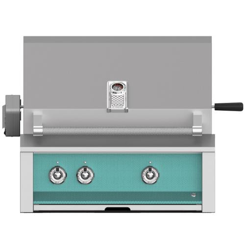 Hestan EABR30LPTQ Grill, Aspire, Built-In, (2) U-Burner, Rotisserie, 30-Inch -