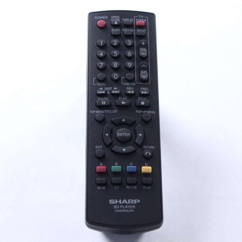 Sharp Part# RRMCGA938WJPA Remote Control (OEM) Bd-ams10um