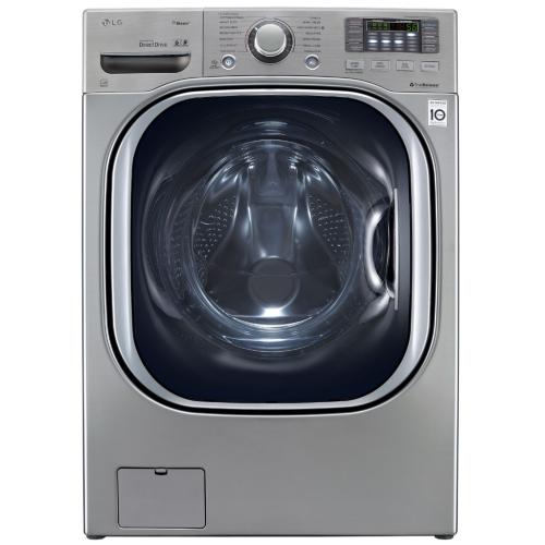 LG WM4070HVA 27 Inch Front-Load Washer with 4.3 cu. ft. Capacity, 14 Wash Cycles, 12 Options, Steam Option, 6Motion Technology , TurboWash Technology and Dual LED Display: Graphite Steel