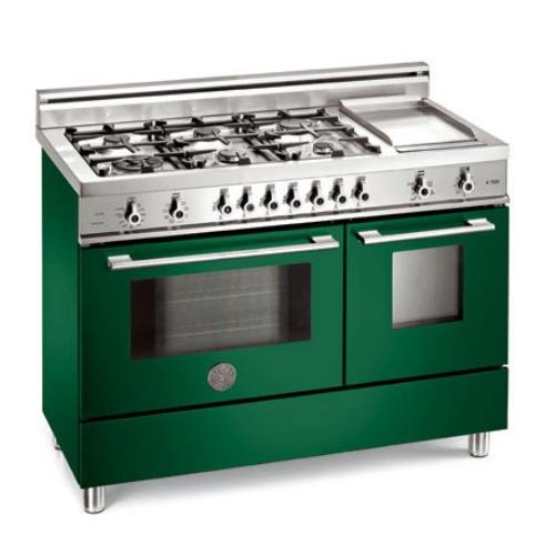 Bertazzoni X486GPIRVE Professional Series 48 Inch Pro-Style Dual-Fuel Range with 6 Sealed Burners