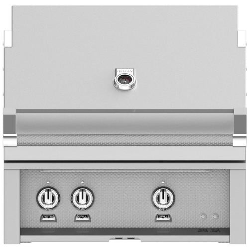 Hestan GSBR30LP Grill, Built-In, (2) Sear, Rotisserie, 30-Inch - Lp - Stainl