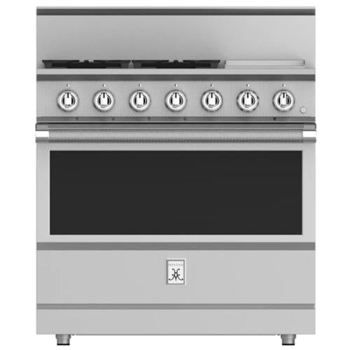 Hestan KRG364GDLP Range, 4 Burner With Griddle, All Gas, 36-Inch - Lp - Stainl