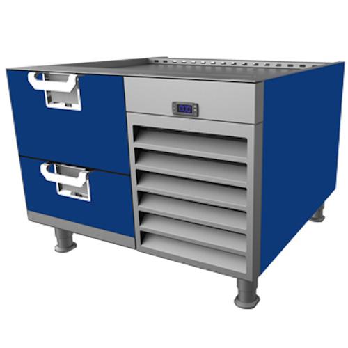 Hestan HFBS36BU Freezer Base, 36-Inch , Self-Contained, Assembly, Painted Bl