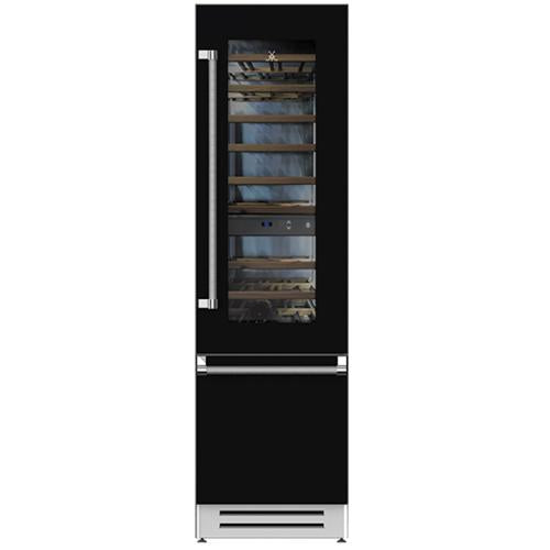 Hestan KRWR24BK Refrigerator With Wine, Right Hinged, 24-Inch - Black