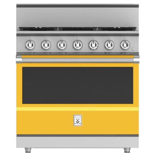 Hestan KRG365NGYW Range, 5 Burner, All Gas, 36-Inch - Ng - Yellow
