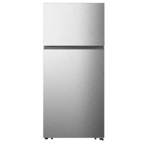 Hisense HRT180N6ASE 18 Cu Ft Top Mount Garage Ready Refrigerator - Silver