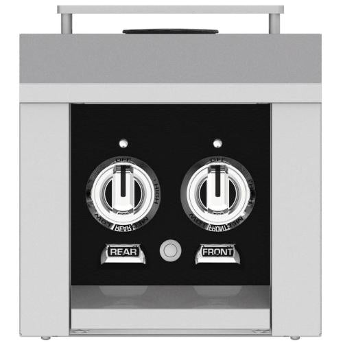 Hestan AGB122LPBK Double Side Burner, Built-In, 12-Inch - Lp - Black