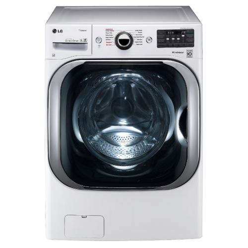 LG WM2801HWA 27 Inch Front-Load Washer with 4.5 cu. ft. Capacity, 9 Wash Cycles, SteamFresh/SteamWash/Allergen Cycle, SenseClean, Child Lock, Stainless Steel Tub: White