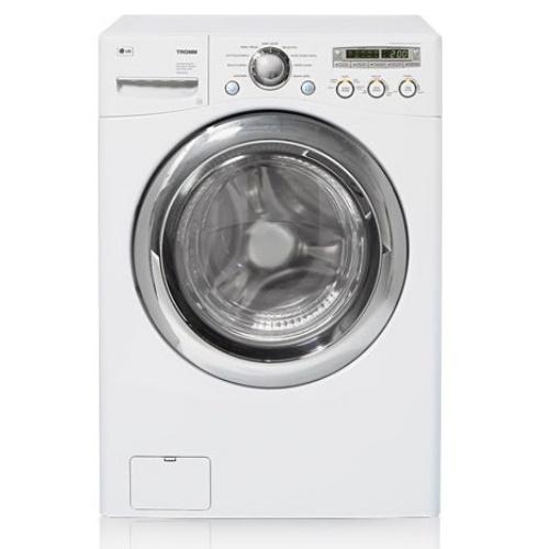 LG WM2455HW 27 Inch Front-Load Washer with 4.2 cu. ft. Capacity, 9 Wash Programs, 5 Temperature Levels, SenseClean System and 1200 RPM Spin Speed: White