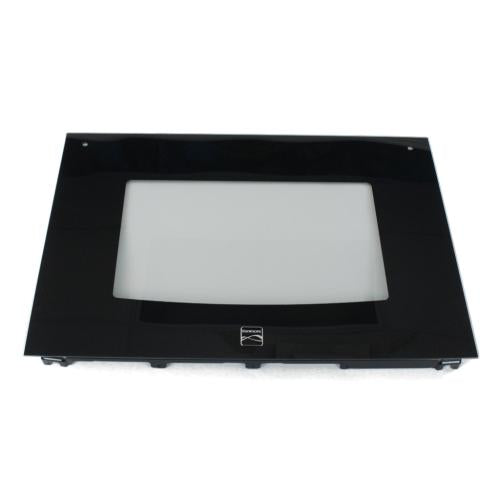 Electrolux Range Oven Door Outer Panel (Black) - 318304124