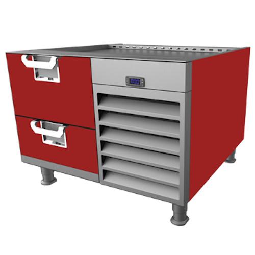Hestan HFBS36RD Freezer Base, 36-Inch , Self-Contained, Assembly, Painted Re